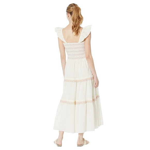 Madewll Lucie Smocked Tiered Ruffle Maxi Dress (4X) - Picture 3 of 12